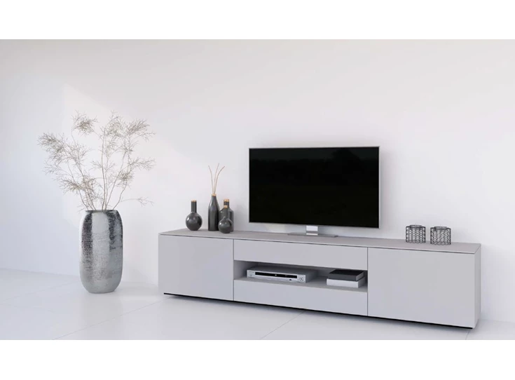 Lage tv-kast met open vak Q210 Karat