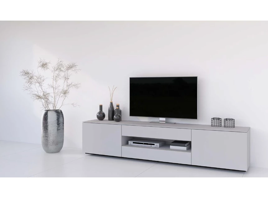 Lage tv-kast met open vak Q210 Karat