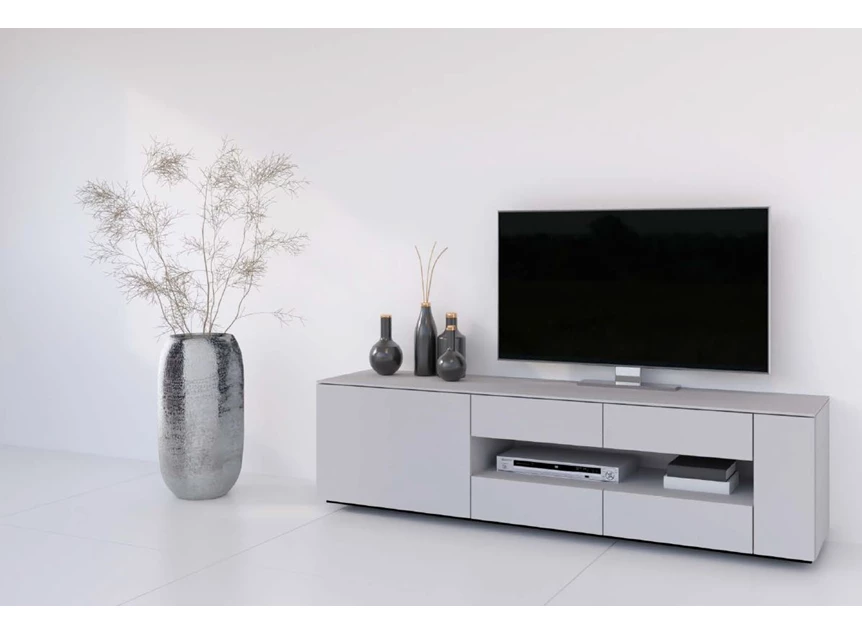 Lage tv-kast met open vak Q195 Karat