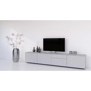 Lage tv-kast met gesloten front Q240-2 Karat