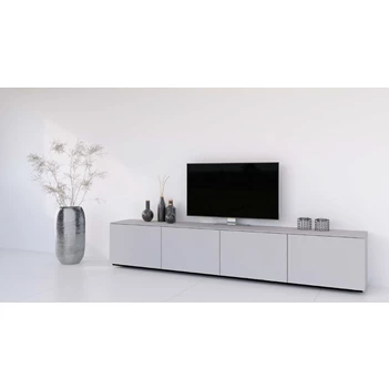 Lage tv-kast met gesloten front Q240-1 Karat