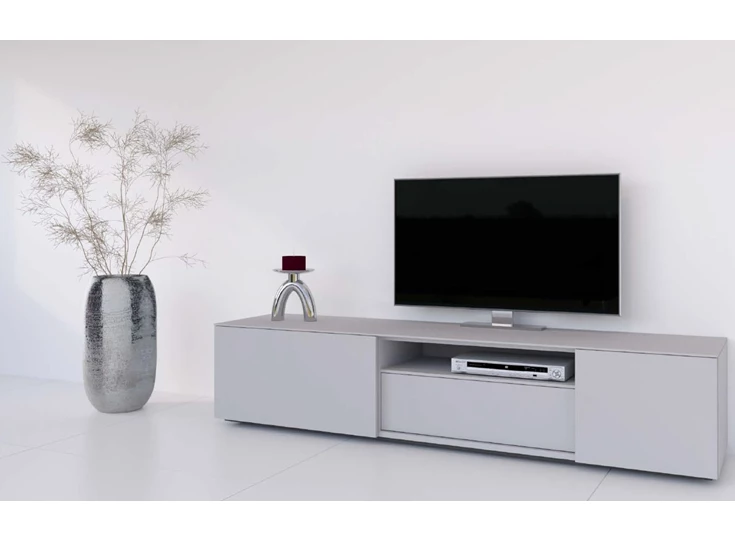 Lage tv-kast met schuifdeuren C195 RO Karat