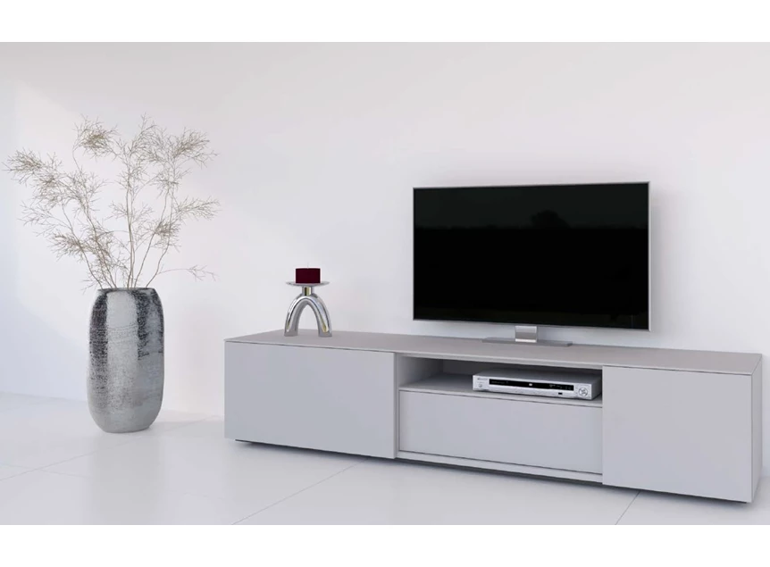 Lage tv-kast met schuifdeuren C195 RO Karat