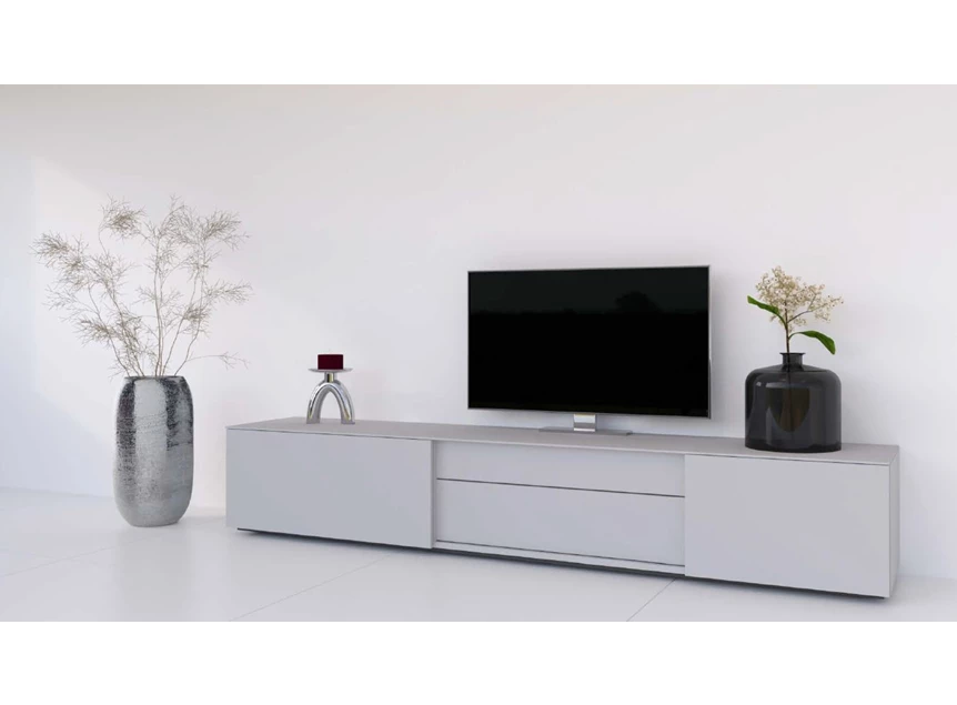 Lage tv-kast met schuifdeuren C240 R Karat