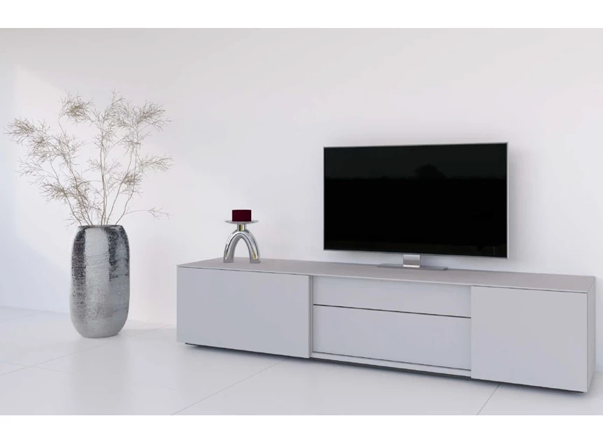 Lage tv-kast met schuifdeuren C195 R Karat