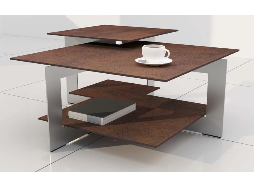 Salontafel TRIO keramiek roest Karat Tables to Love