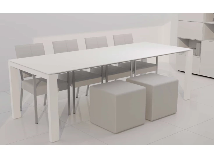 Verlengbare tafel TZV wit blad Karat Tables to Love