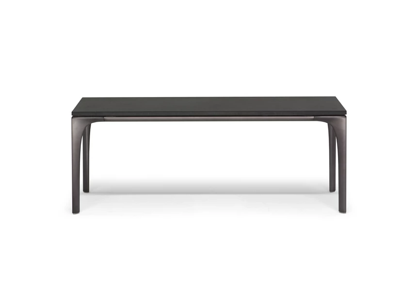 Front Salontafel Skyline E04303X Black Granite Natuzzi Italia
