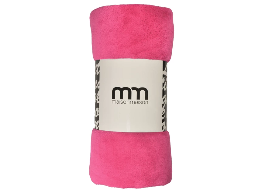 9.01109 Enjoy & Company plaid coral bear 200x150cm