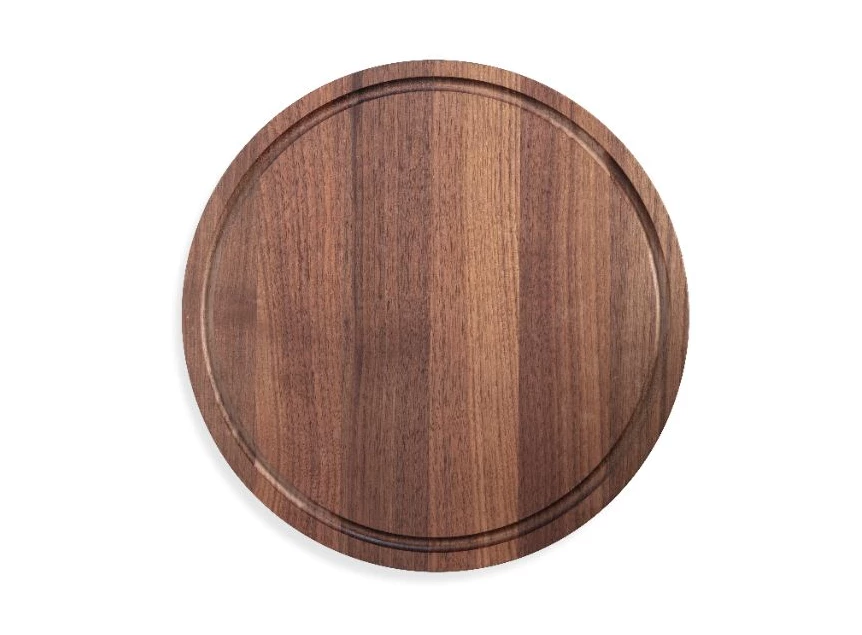 Bovenkant Sideplate Bite Walnut Joli