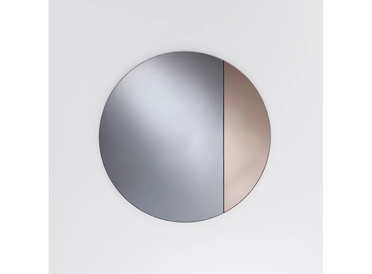 Gedraaid Spiegel Cord Bronze M 2813.131 rond Deknudt Mirrors