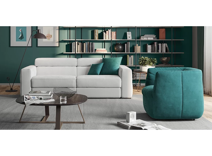 canape Click C189 zetel 3zit sofa Natuzzi Editions