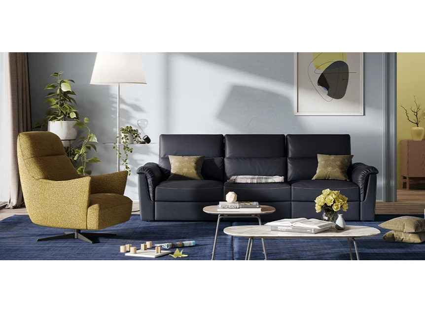Comfortsalon Amorevole Natuzzi Edtions sfeer