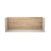 Ethnicraft Oak U Shelf M White recht