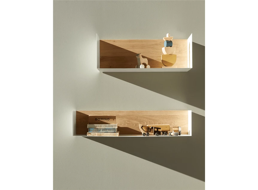 Ethnicraft Oak U Shelf M White sfeer