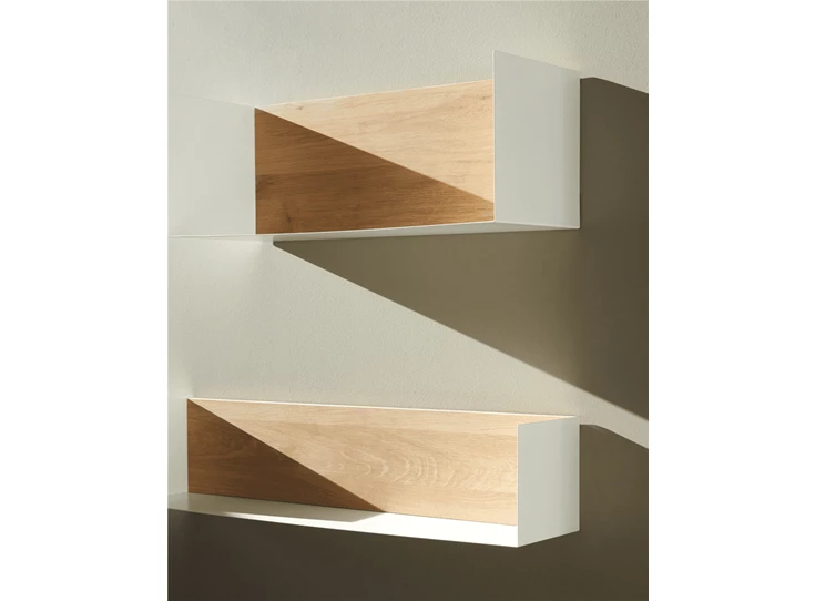 Ethnicraft Oak U Shelf M White opties