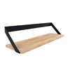 Wandplank Ethnicraft Oak Ribbon Shelf Black schuin 26623