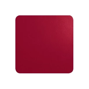 Onderzetters 7838420 imitatieleer set/4 rood asa