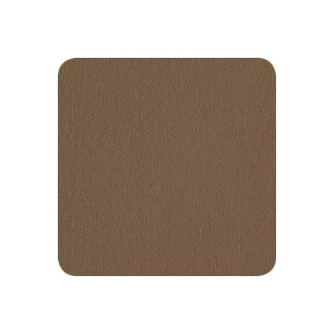 Onderzetters 7833420 imitatieleer set/4 bruin asa