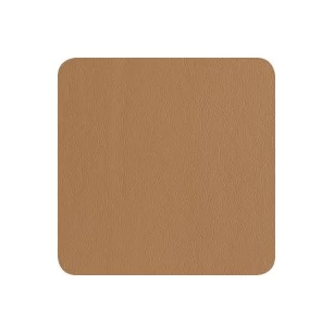 Onderzetters 7832420 imitatieleer set/4 karamel asa