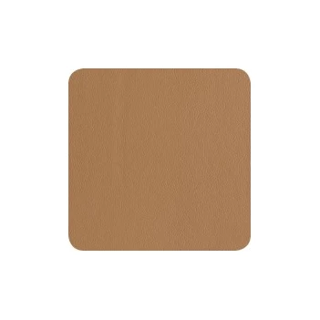 Onderzetters 7832420 imitatieleer set/4 karamel asa