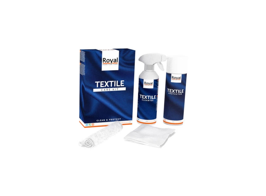Textile Care Kit Clean & protect oranje beschermen schoonmaken stof meubelen