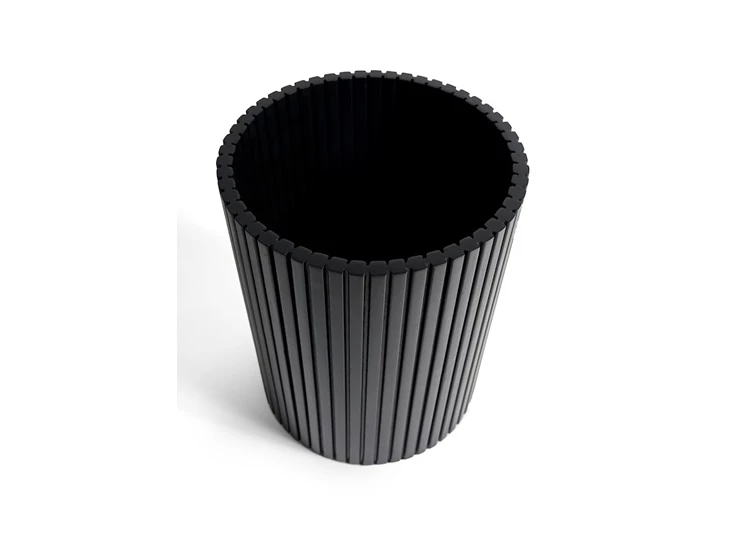 29771 Ethnicraft roller max waste paper basket Ø28cm H35cm Schuin