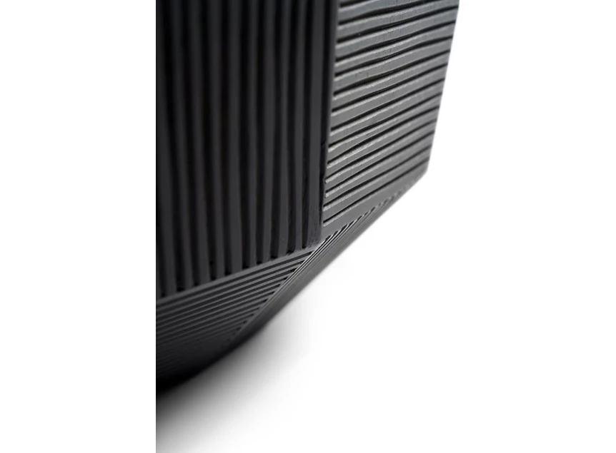 29732 Ethnicraft Striped Bowl Andere hoek