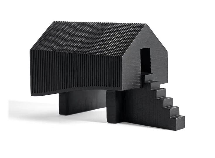 29611 Ethnicraft Stilt House Black Trap