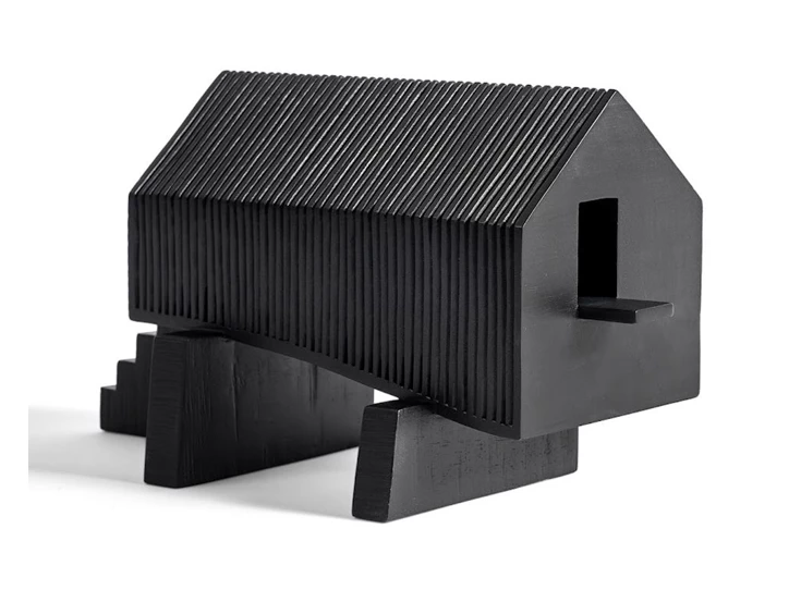 29611 Ethnicraft Stilt House Black Achterkant