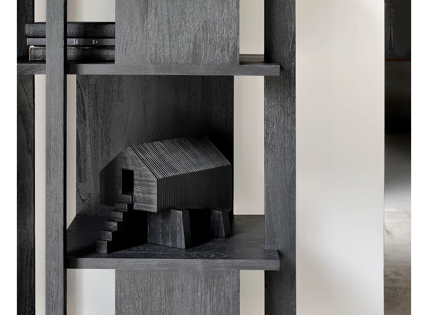 29611 Ethnicraft Stilt House Black In rek