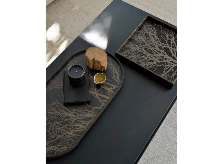 20563 Ethnicraft Black Tree Tray M 71x36x3cm Gebruik