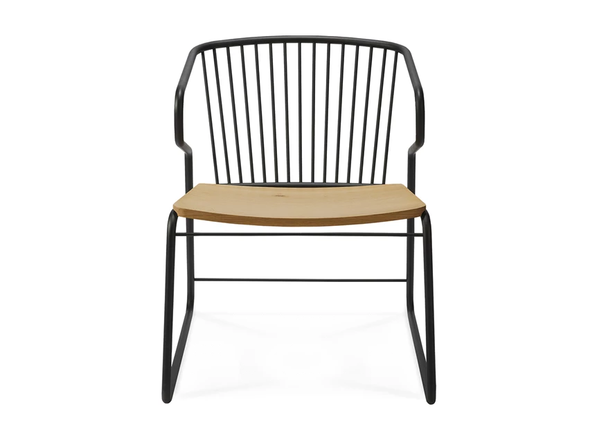 Oak Gabbia Lounge Chaire Ethnicraft Voorkant