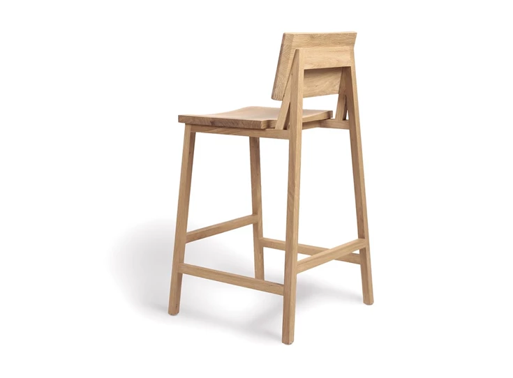 Oak N3 Counter Stool Ethnicraft Achterkant