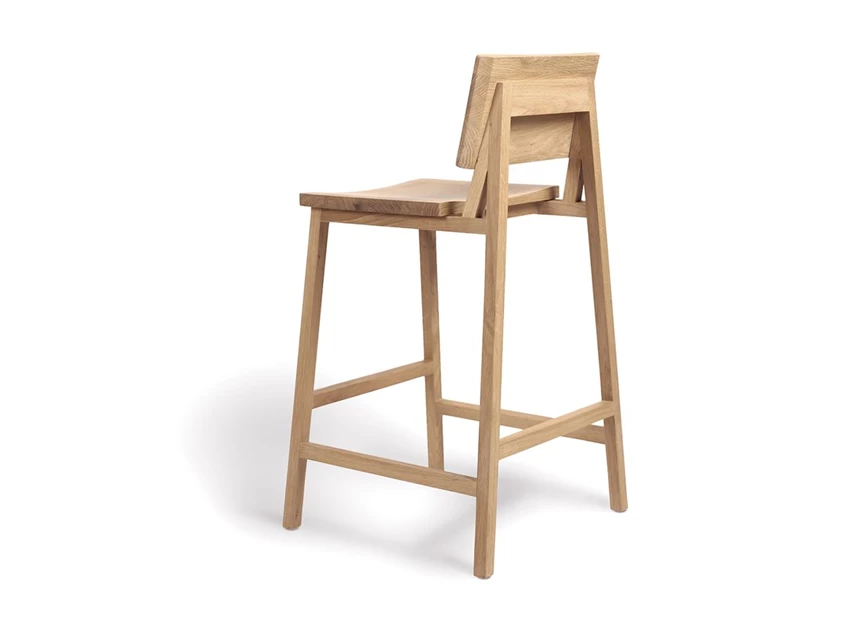 Oak N3 Counter Stool Ethnicraft Achterkant