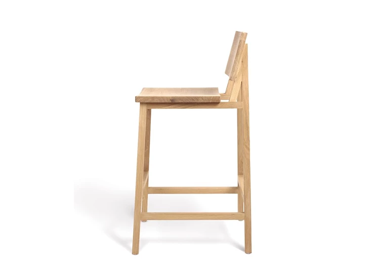 Oak N3 Counter Stool Ethnicraft Zijkant