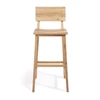 Oak N4 Bar Stool Ethnicraft Voorkant