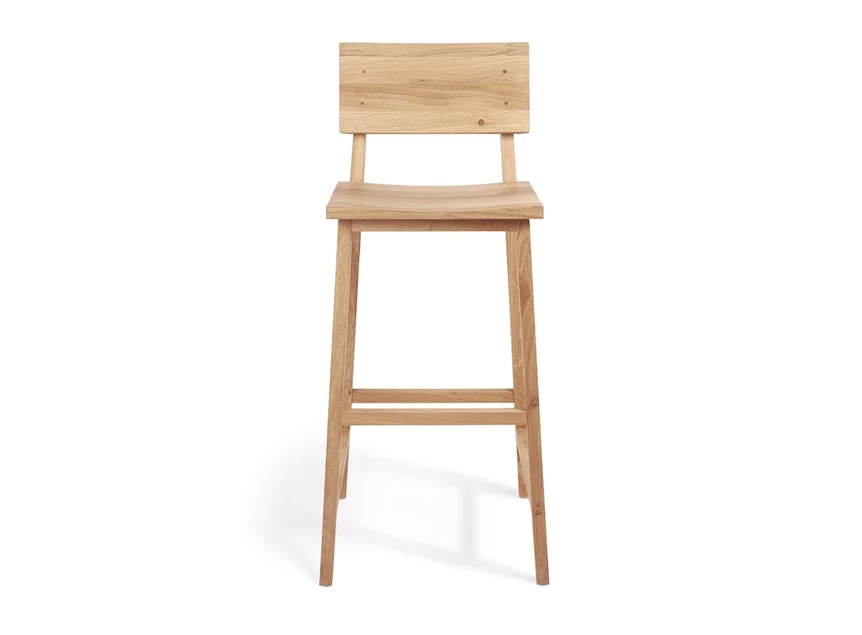 Oak N4 Bar Stool Ethnicraft Voorkant