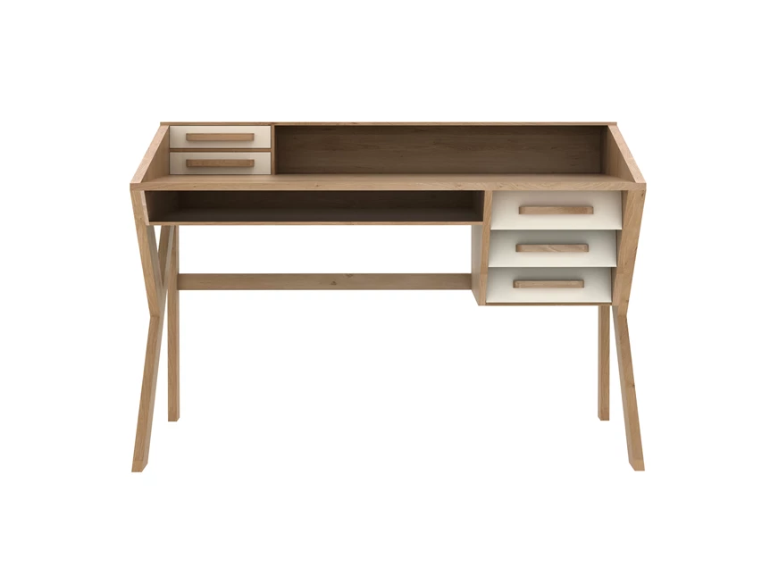 Oak Origami Desk Cream Ethnicraft 45056 voor .jpg