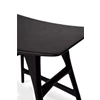 Oak Osso Black Stool Ethnicraft Detail