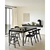 Oak Osso Black Stool Ethnicraft Sfeer