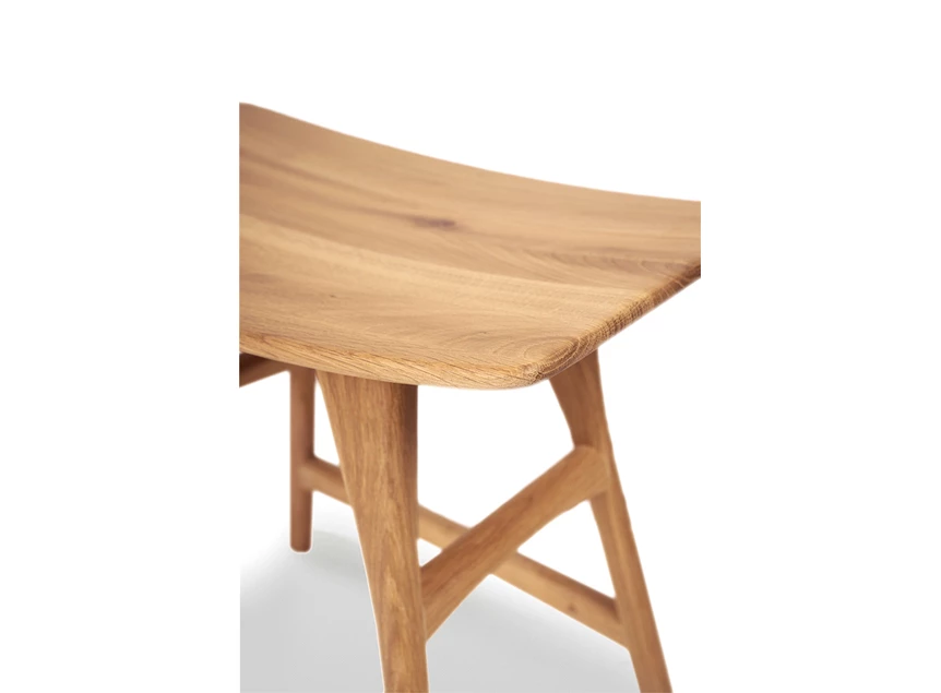 Oak Osso Stool Ethnicraft Detail
