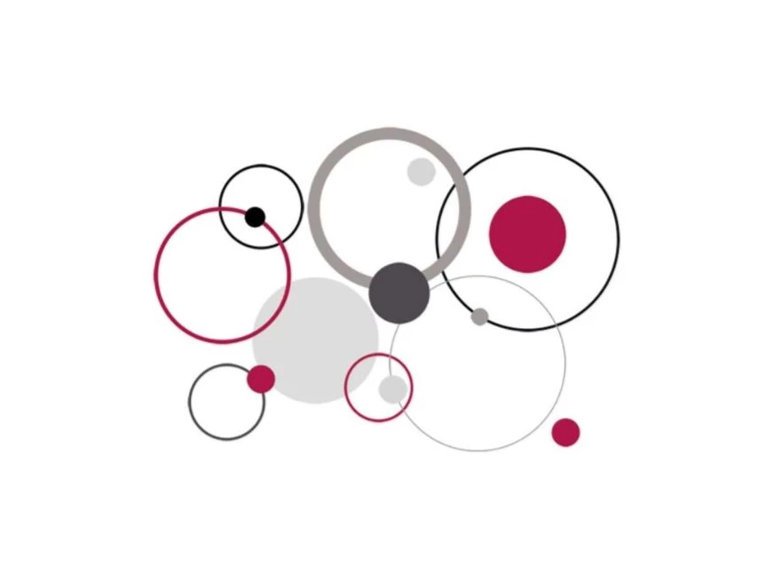 DS-DT2049 Eurographics Red Bubbles 70x50cm