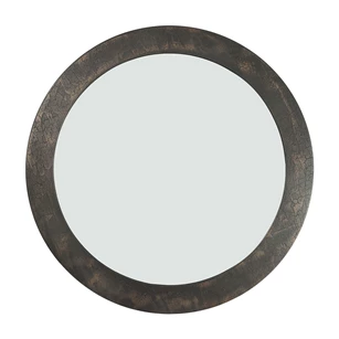 Umber Sphere Wall Mirror Ethnicraft 99cm recht