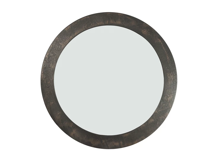 Umber Sphere Wall Mirror Ethnicraft 99cm recht