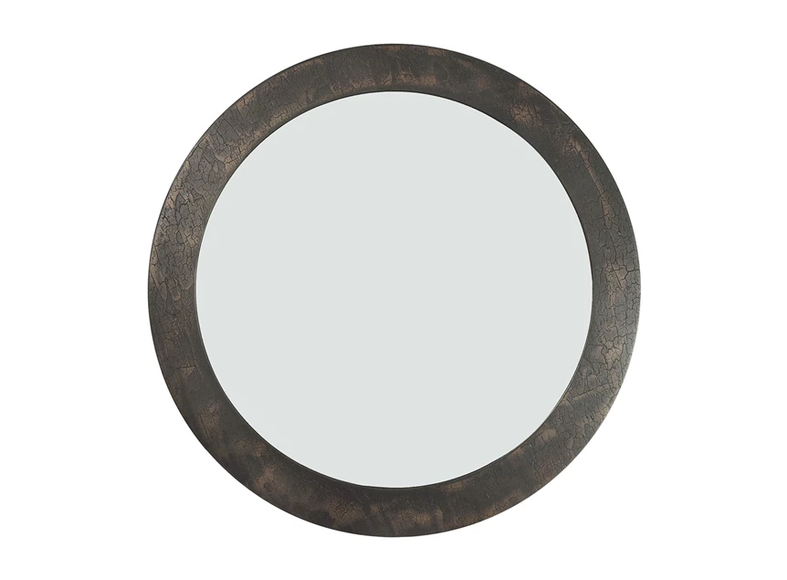 Umber Sphere Wall Mirror Ethnicraft 99cm recht