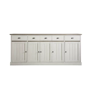 York HB1 hoge dressoir 5 deuren 5 laden vooraanzicht