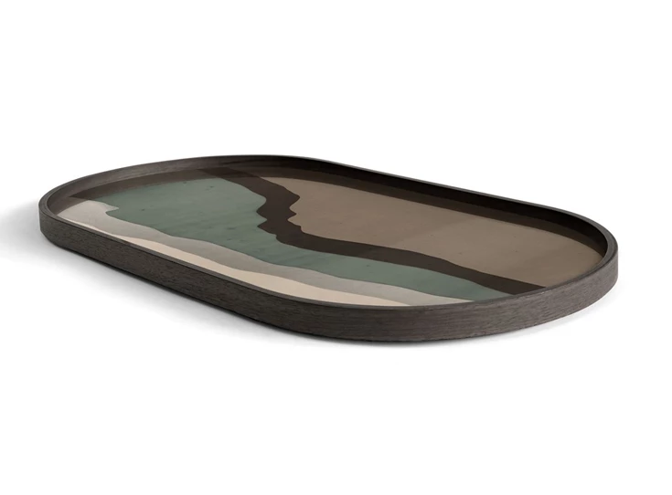20580 Ethnicraft graphite wabi sabi glass tray Schuin
