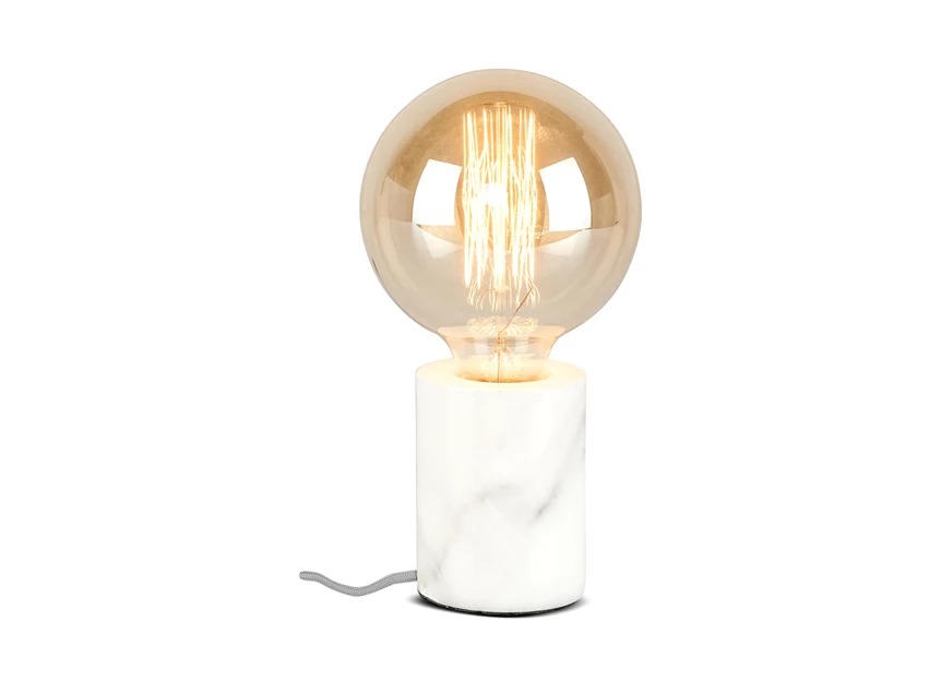 Athens tafellamp marmer marble wit white it's about romi