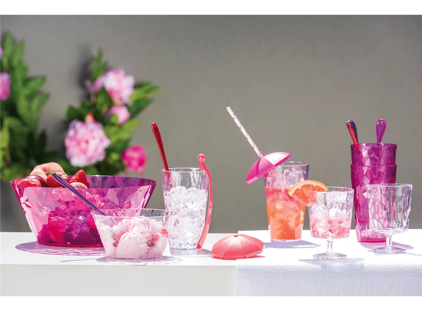 3572640 club serveerschaal roze Koziol 3,5L collectie